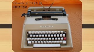 Olivetti Lettera 35 Typewriter [upl. by Emanuele]