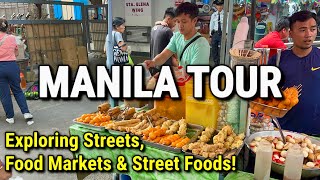 Divisoria Walking Tour in Manila 2025  Streets Food Markets amp Street Foods  Philippines [upl. by Swinton]