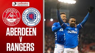 Aberdeen 24 Rangers  Penalties and Two Red Cards as Defoe Secures Points  Ladbrokes Premiership [upl. by Aniham]