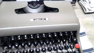 1950 Olivetti Lettera 22 sn117215 [upl. by Shaer]