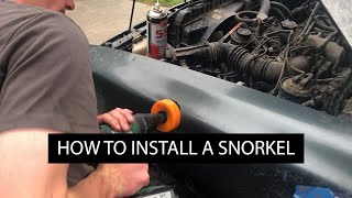 How to install a snorkel  2024 [upl. by Elletnuahs]