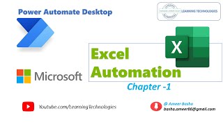 Power Automate Desktop  Module 3  Excel Automation  1 Launch Excel Read from ExcelClose Excel [upl. by Neved]