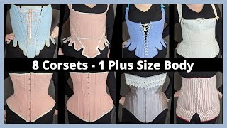 How 8 Different Historical Corsets Affect the Same Plus Size Body [upl. by Ived]