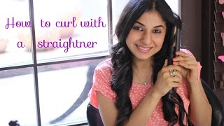 How to curl your hair with a straightener [upl. by Troc982]