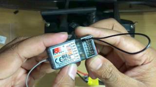 Flysky FS T6 Transmitter and FS R6B Receiver Binding Procedure [upl. by Ruy]