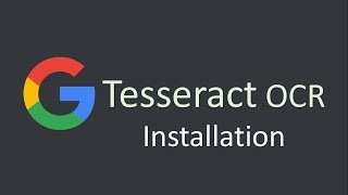 Install Tesseract OCR in Windows 10 [upl. by Tnahs]