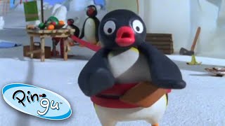 Pingu Gets Carried Away  Pingu Official  1 Hour  Cartoons for Kids [upl. by Nisa941]