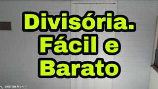 Divisória com forro de PVC Passo a passo completo [upl. by Scales]