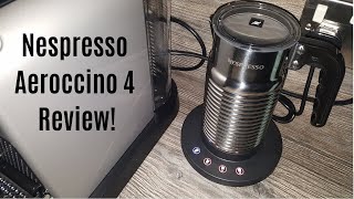 Nespresso Aeroccino 4 Milk Frother Review  Worth upgrading from the Aeroccino 3 [upl. by Ejrog]