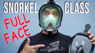 Learn to use Full Face Snorkel Mask safely [upl. by Nahsrad]