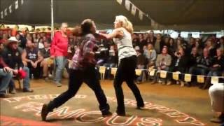 3 women tent fight  Outback Fight Club  Mt Isa 2015 [upl. by Amend]