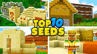 TOP 10 BEST SEEDS for MINECRAFT 1165 Minecraft Java Edition Seeds [upl. by Nur]