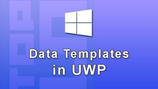 Xaml Data Template Binding in UWP Windows 10 App Development [upl. by Rennug]