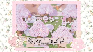 MY CUTE PINK SANRIO ISLAND TOUR  ANIMAL CROSSING NEW HORIZONS 🌸 [upl. by Cheryl]