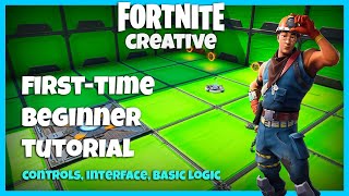 First Time Beginner Tutorial  Fortnite Creative How to build a game [upl. by Aniraad]