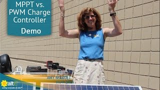 Comparing MPPT vs PWM charge controllers with a 24V panel and 12V battery [upl. by Shank]