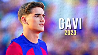 Pablo Gavi • Mejores Jugadas Asistencias y Goles 2023 [upl. by Shamma]