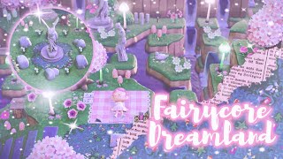 The BEST Fairycore Inspiration 🌸💕 Animal Crossing New Horizons Island Tour ✨ [upl. by Akiria]