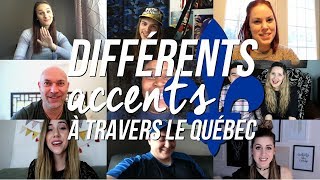 DIFFÉRENTS ACCENTS À TRAVERS LE QUÉBEC [upl. by Dynah744]