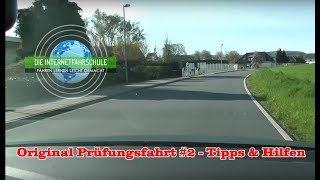 Original Prüfungsfahrt 2  Tipps amp Hilfen  Fahrstunde  Führerscheinprüfung [upl. by Nayhr]