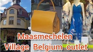 Maasmechelen Village Branded Outlet Shopping Center Belgium Europe Big Sale [upl. by Lleksah]