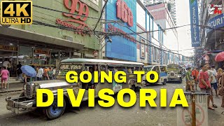 4K The Cheapest Way to Divisoria From LRT1  Street Walking Tour Binondo Manila [upl. by Peggi]