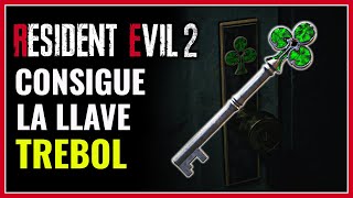 Como Encontrar la Llave de Trebol RESIDENT EVIL 2 Remake [upl. by Allesor]