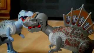 Lego  T Rex vs Spino [upl. by Aizan]