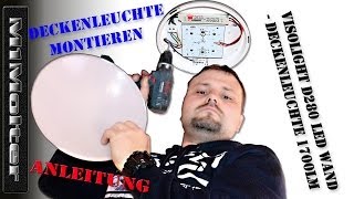 Lampe anschließen Anleitung  Deckenleuchte Montieren [upl. by Cherish732]