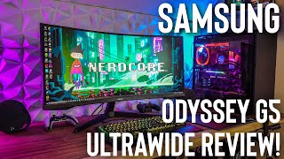 Samsung G5 34inch Ultrawide Review [upl. by Nekcarb]