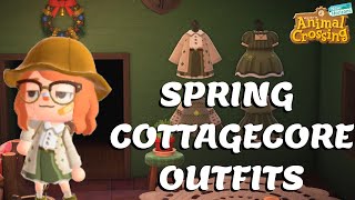 How to SPRING COTTAGECORE OUTFITS in ACNH [upl. by Harriette]