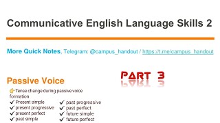 Communicative English Language Skills 2 Chapter 1 Part 3 [upl. by Dareg]