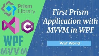 First Prism Application with MVVM in WPF [upl. by Cirenoj]