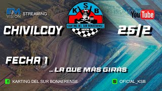 KARTING DEL SUR BONAERENSE  FECHA 1  CHIVILCOY [upl. by Airahcaz]