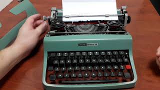 Olivetti lettera 32 anni 60 [upl. by Peltier763]