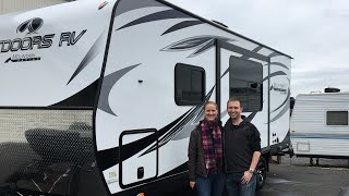 Buying an RV for the First Time  Outdoors RV 21RBS Travel Trailer [upl. by Enrika716]