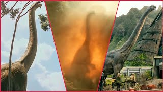 Evolution of Brachiosaurus in Jurassic Movies  19932021 [upl. by Llenyar419]