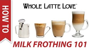 Milk Frothing for Beginners [upl. by Mairam]