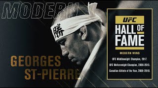 Georges StPierre Joins the UFC Hall of Fame [upl. by Louanne]