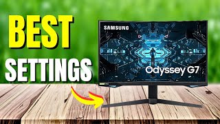 Samsung Odyssey G7 Best Settings [upl. by Wey]