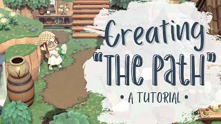 Create Your Own Version of “The Path”  Animal Crossing New Horizons [upl. by Yrem]