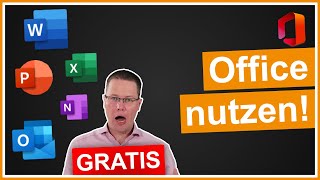 🆓 Microsoft Office komplett kostenlos nutzen Word Excel PowerPoint [upl. by Gonagle]