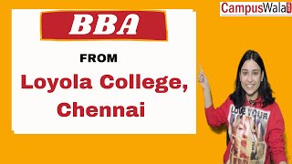 Loyola College Chennai  Admissions  Fees  Courses  Placements  Program [upl. by Amihsat834]