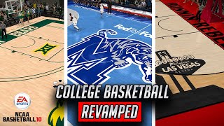 College Basketball Revamped  NCAA Basketball 10 Mod [upl. by Femmine332]