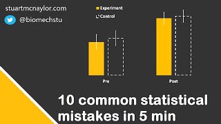 Ten Statistical Mistakes in 5 Min [upl. by Mayne]