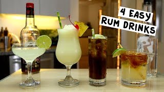 Four Easy Rum Drinks [upl. by Kciredohr]