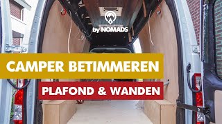 Camper Betimmeren amp Bekleden Wanden amp Plafond [upl. by Drusie]