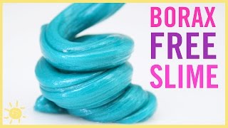 BEST Kid Friendly Slime NO Borax [upl. by Eerased]