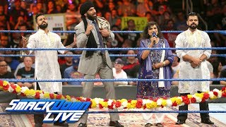 Jinder Mahals Indian Independence Day Celebration SmackDown LIVE Aug 15 2017 [upl. by Agiaf]