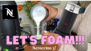 How To Foam Milk With Aeroccino 3 Make Coffee With Foam Tips amp Tricks  Easy Foamed Latte Recipe [upl. by Betz373]